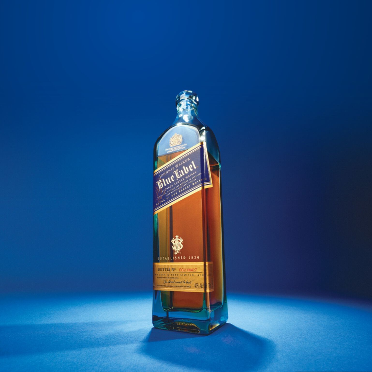 bottle of Johnnie Walker